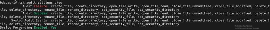 PowerScale Syslog Prereq