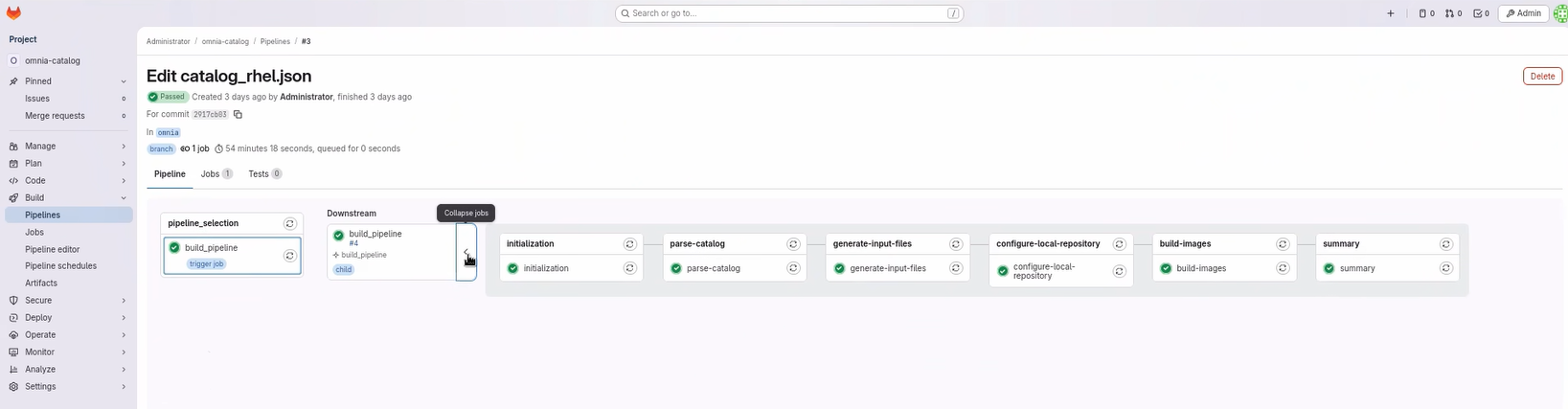 BuildStreaM Pipeline Execution