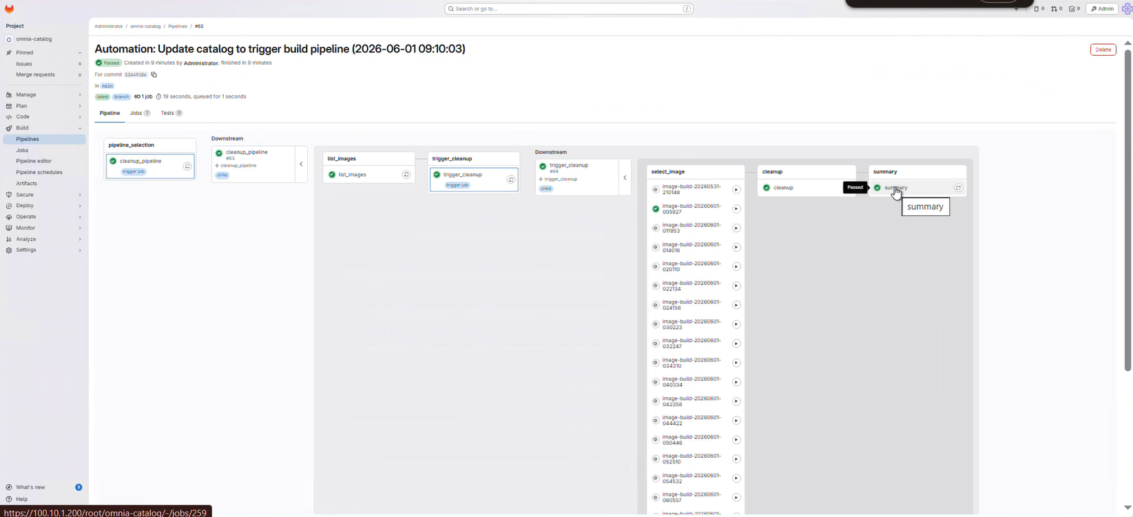 GitLab Clean Monitor Pipeline